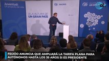 Feijóo anuncia que ampliará la tarifa plana para autónomos hasta los 35 años si es presidente