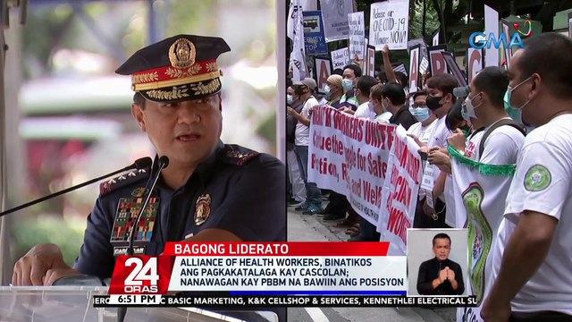 Alliance of Health Workers, binatikos ang pagkakatalaga kay Cascolan; nanawagan kay PBBM na bawiin ang posisyon | 24 Oras