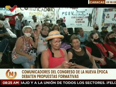 Comunicadores debaten propuestas formativas en el Congreso de la Nueva Época en Caracas