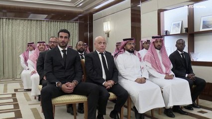 شاهد: بن سلمان يطالب لاعبي السعودية باللعب من أجل الاستمتاع لا النتائج في كأس العالم
