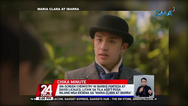 On-screen chemistry ni Barbie Forteza at David Licauco, litaw sa tila aso’t pusa nilang mga eksena sa Maria Clara at Ibarra | 24 Oras