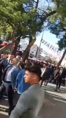 Bahçeli'nin mitingi öncesi AK Partililer ile MHP'liler birbirine girdi