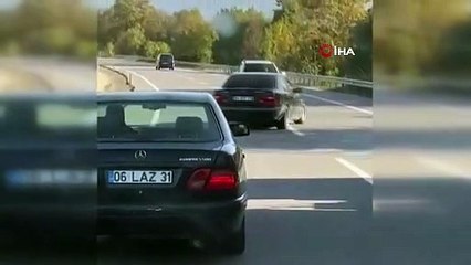 Ters yönden gitti cezasını buldu