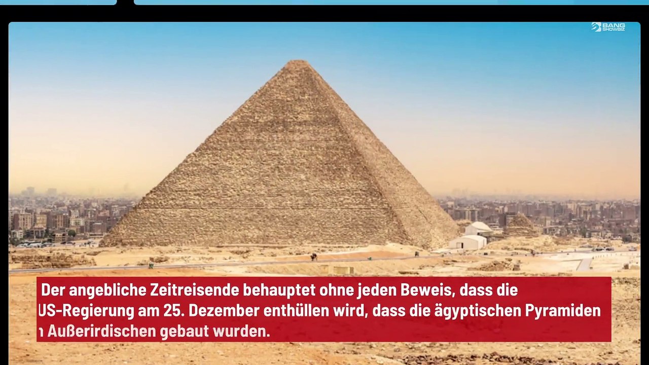 Am Weihnachtstag soll eine große Enthüllung über Außerirdische stattfinden