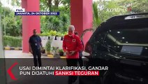 Ganjar Pranowo Dapat Sanksi Teguran Lisan dari PDIP Buntut Pernyataannya Siap Jadi Capres