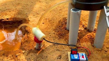 How to connect the water from the water plant to house using motor - Science Project