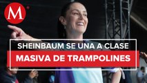 CdMx rompe Récord Guinness de la clase de trampolines fitness más grande del mundo