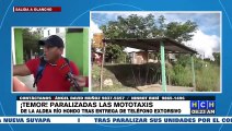 ¡Terror! Paralizadas mototaxis de Río Hondo tras entrega de teléfono extorsivo