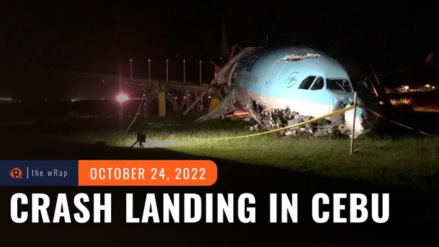 Korean Air plane overshoots Cebu airport runway