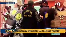 PNP ejecutó operativo contra la venta de drogas en las calles más peligrosas del Callao