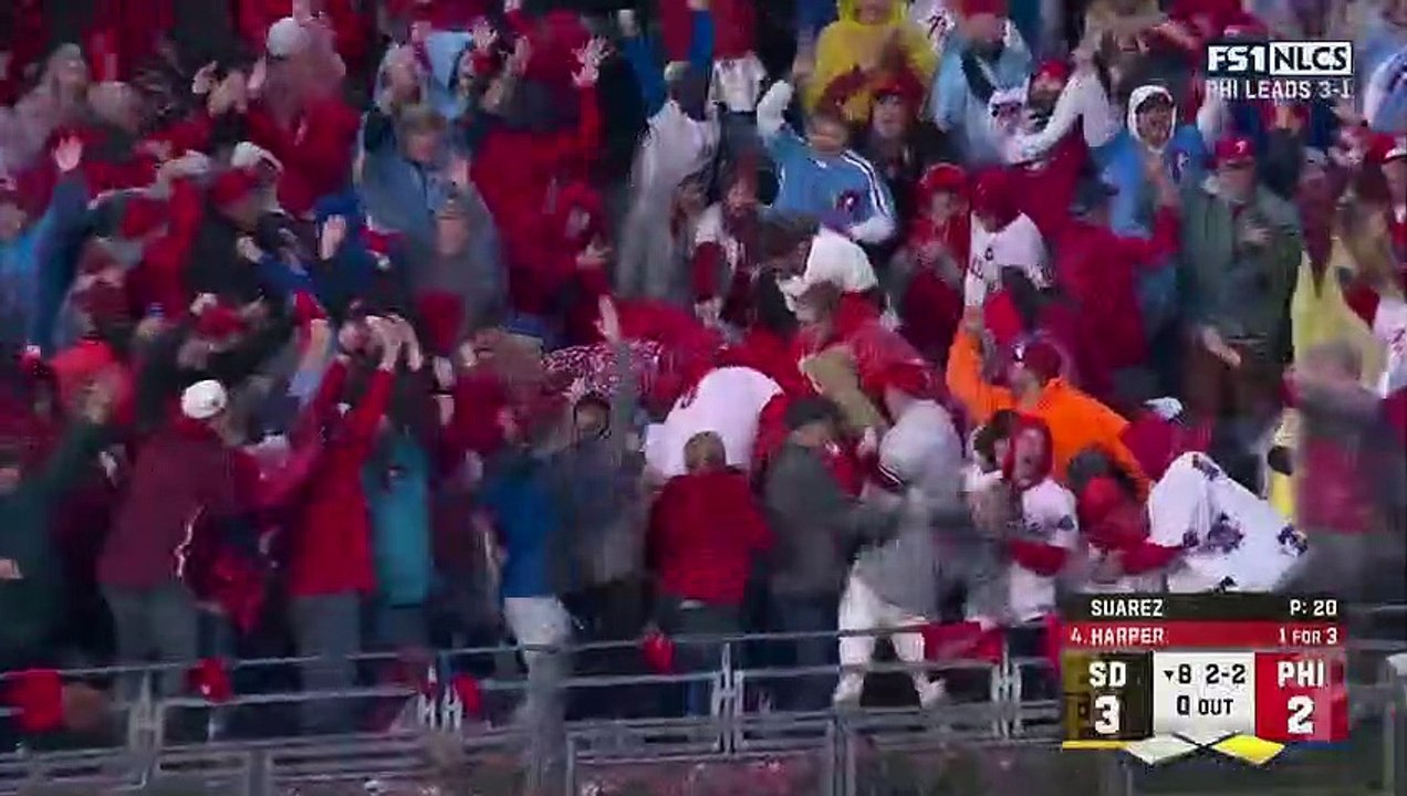 BRYCE HARPER, ARE YOU SERIOUS_! A go-ahead 2-run homer as the Phillies inch closer to World Series!