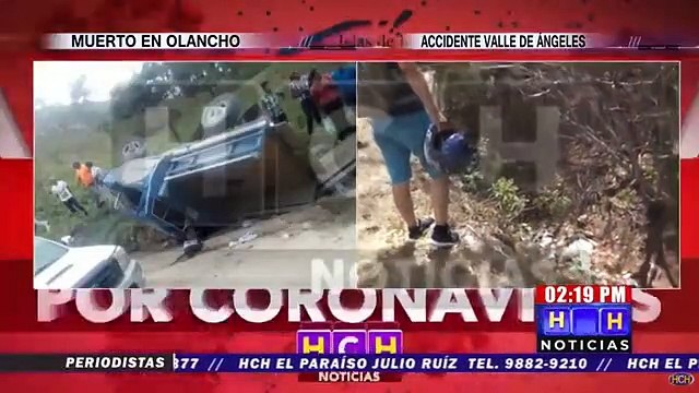 Motociclista perece tras aparatoso accidente en carretera a Valle de Ángeles (1)