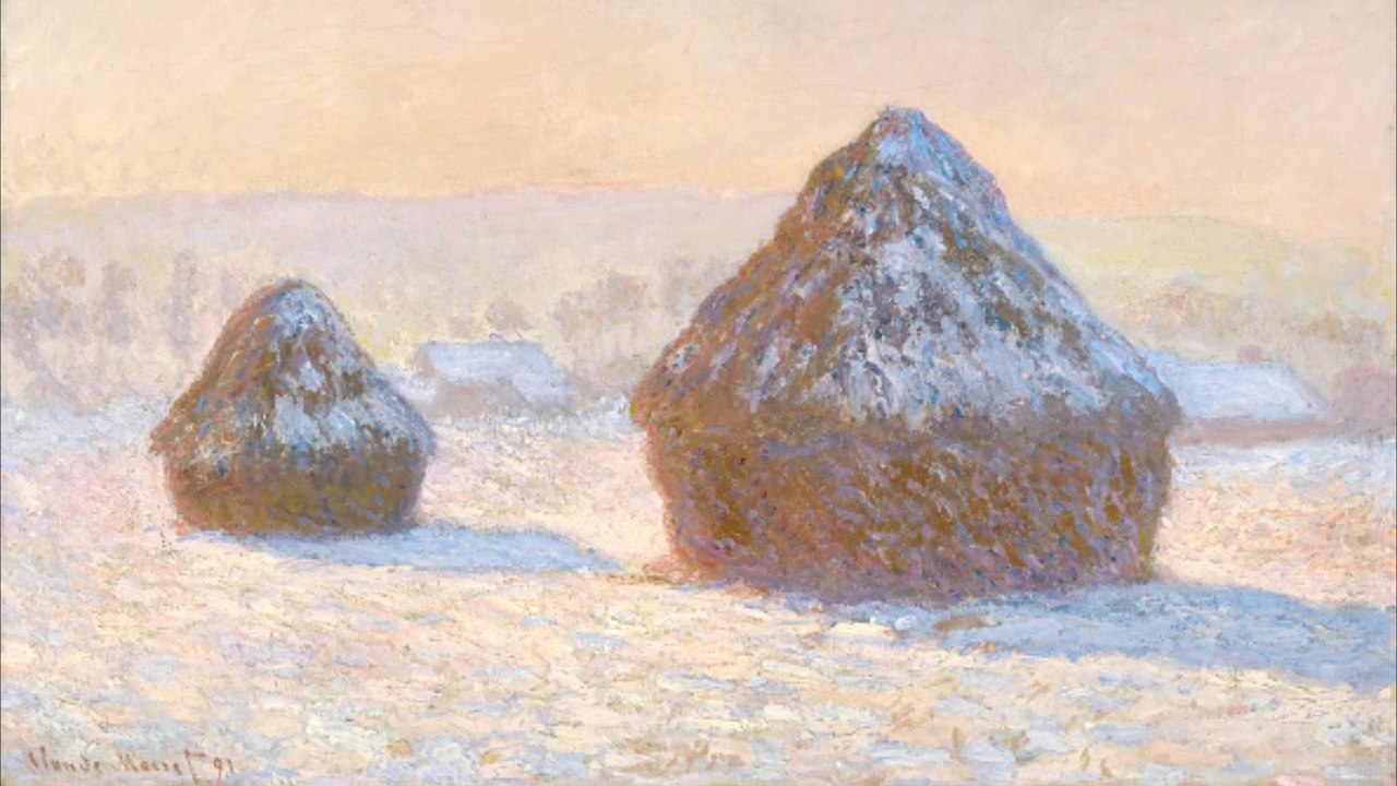 Des activistes écologistes jettent de la purée sur le tableau Les Meules de Monet