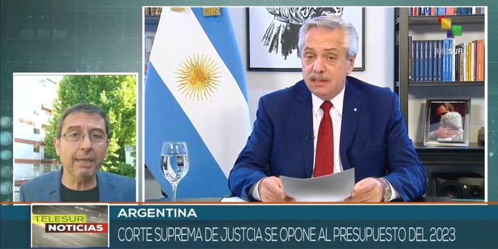 Corte Suprema de Justicia de Argentina desestima presupuesto gubernamental del 2023