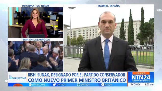 Rishi Sunak es designado como nuevo primer ministro británico