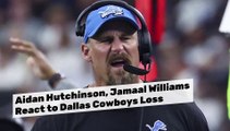 Aidan Hutchinson Reacts to Lions Loss to Cowboys