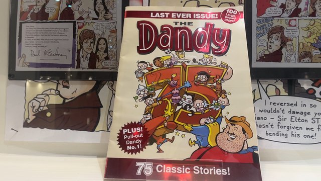 Unpublished Dandy comic featuring Sir Paul McCartney goes on display at Beatles Museum
