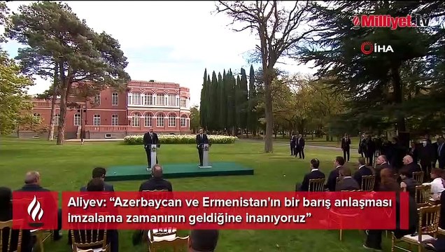 Azerbaycan Cumhurbaşkanı Aliyev: Ermenistan'la bir barış anlaşması imzalama zamanının geldiğine inanıyoruz