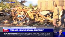 Pas-de-Calais: la désolation à Bihucourt après le passage de la tornade