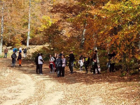 DOMANİÇ DAĞLARI'NA ZİYARETÇİ AKINI