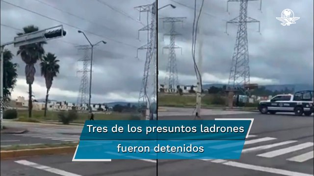 Captan persecución y balacera entre policías y presuntos ladrones en Jalisco