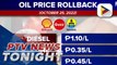 Oil firms to slash prices effective Oct. 25