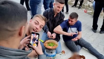 Arkadaşları damada yapmadığını bırakmadı