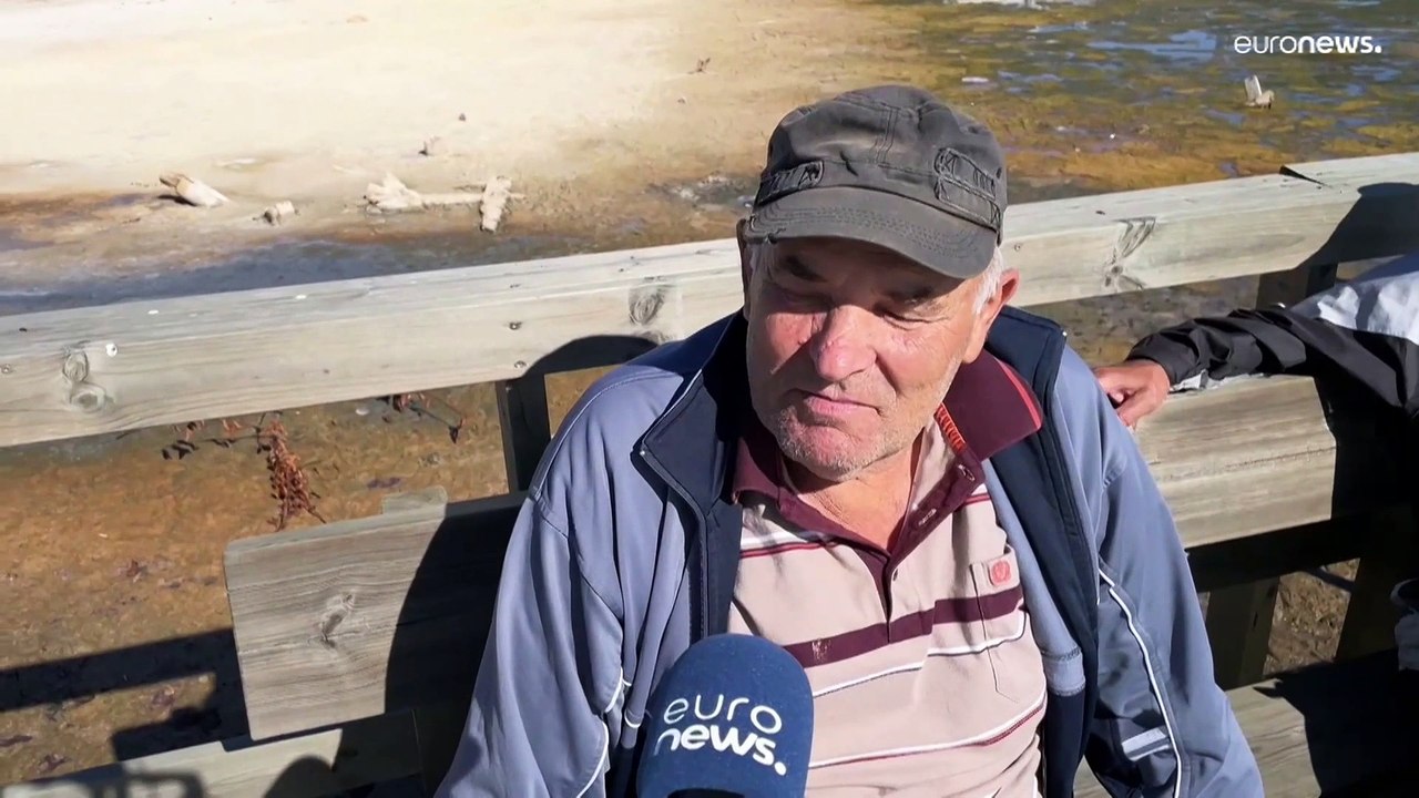 Rumäniens größter Salzsee liegt auf dem Trockenen