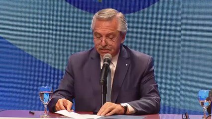 Скачать видео: Palabras del presidente Alberto Fernández en la inauguración del 39° período de sesiones de la Comisión Económica para América Latina y el Caribe (Cepal) en el CCK