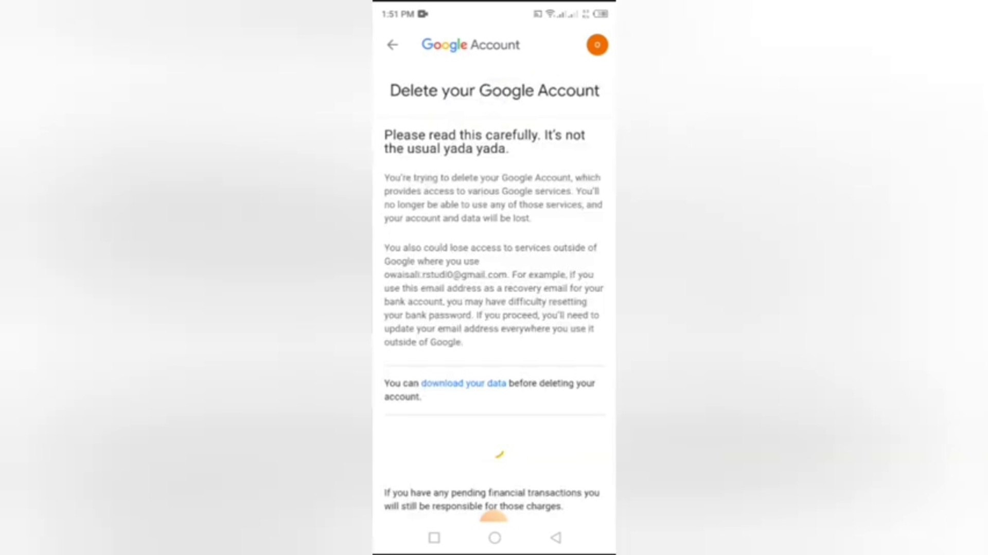 How to Delete Google Account/Gmail Account Permanently on Android