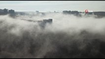 Siirt haberleri | Siirt'te mest eden sis bulutu manzarası