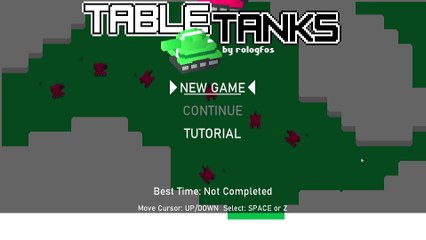 Table Tanks - single player tanks web game - ga