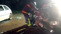 Duas pessoas ficam feridas após batida de frente na PR-323, em Umuarama 