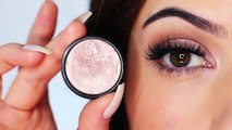 Beginners Eye Makeup Tutorial Using One Matte and One Metallic _ How To Apply Eyeshadow #eyemakeup