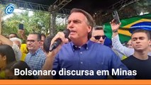 'Sou mineiro também', discursa Bolsonaro em Teófilo Otoni