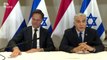 Abbas, Ramallah'ta Hollanda Başbakanı Rutte ile 
