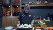 Chef Aquiles prepara una receta de aguachile con Bacalao