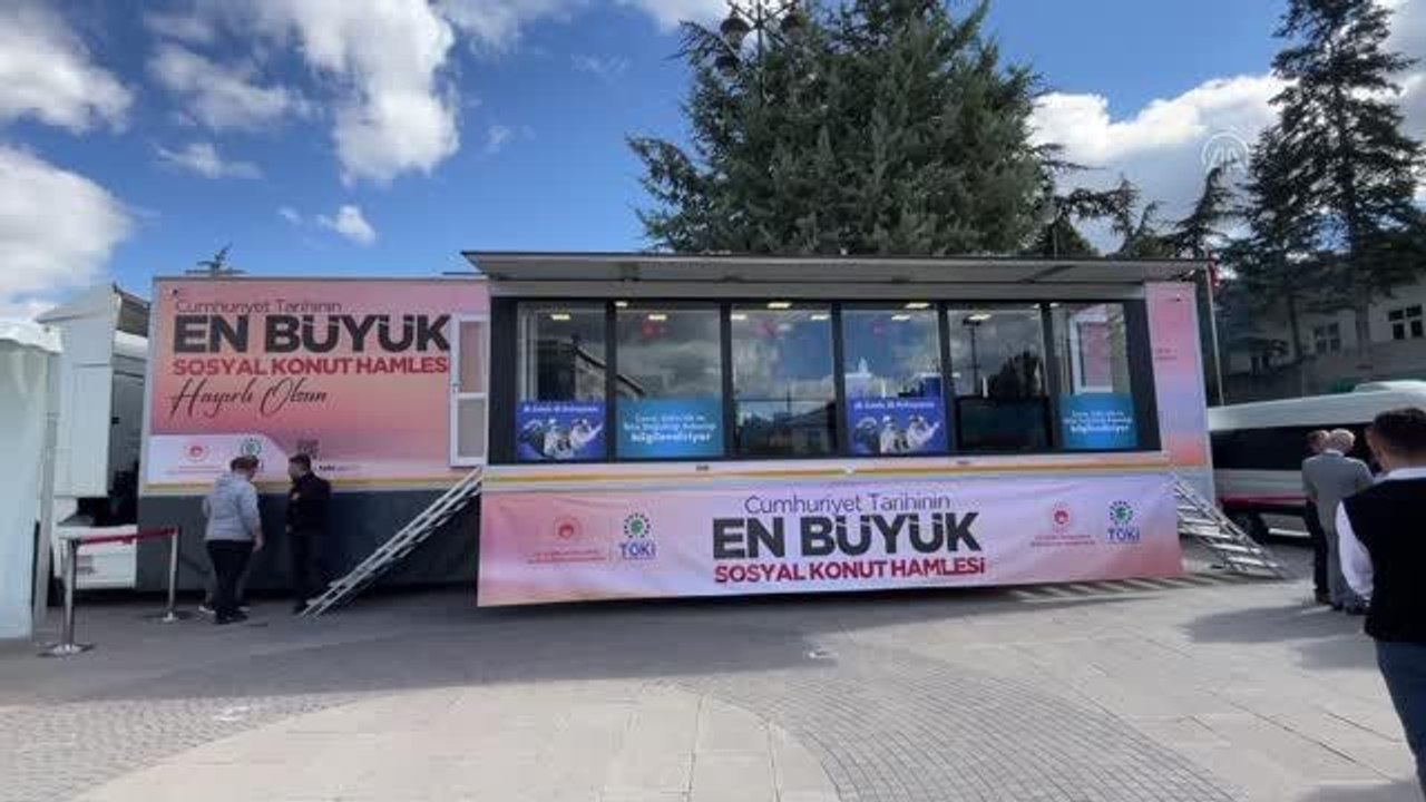 Kastamonu gündem haberi... KASTAMONU - "İlk Evim, İlk İş Yerim" ile "İlk Evim Arsa" projelerinin tanıtım tırı Kastamonu'ya geldi