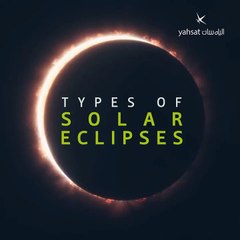 There are different types of solar eclipses