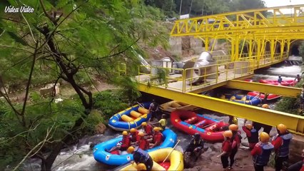 WISATA ADRENALIN ARUNG JERAM PANGALENGAN _ RAFTING SUNGAI PALAYANGAN SITU CILEUNCA BANDUNG SELATAN