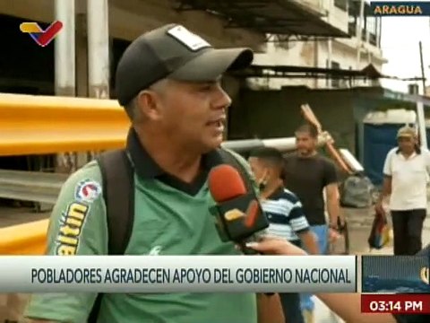 Habitantes de Las Tejerías apoyan labores de rehabilitación y atención por el Gobierno Nacional