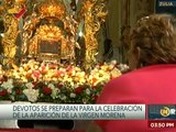 Devotos preparados para la celebración de 313 años de la aparición de la Virgen Morena en el Zulia