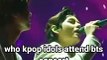 who kpop idols attend bts concert