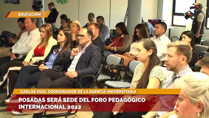 Posadas será sede del Foro Pedagógico Internacional 2022