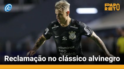 Reclamação no clássico alvinegro
