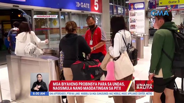 Mga biyaheng probinsya para sa Undas, nagsimula nang magdatingan sa PITX | UB