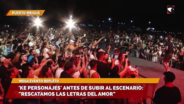 Ke Personajes antes de subir al escenario: Rescatamos las letras del amor