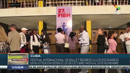 Festival internacional de ballet de La Habana celebra su nueva edición