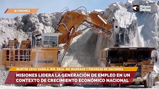 Misiones lidera la generación de empleo en un contexto de crecimiento económico nacional