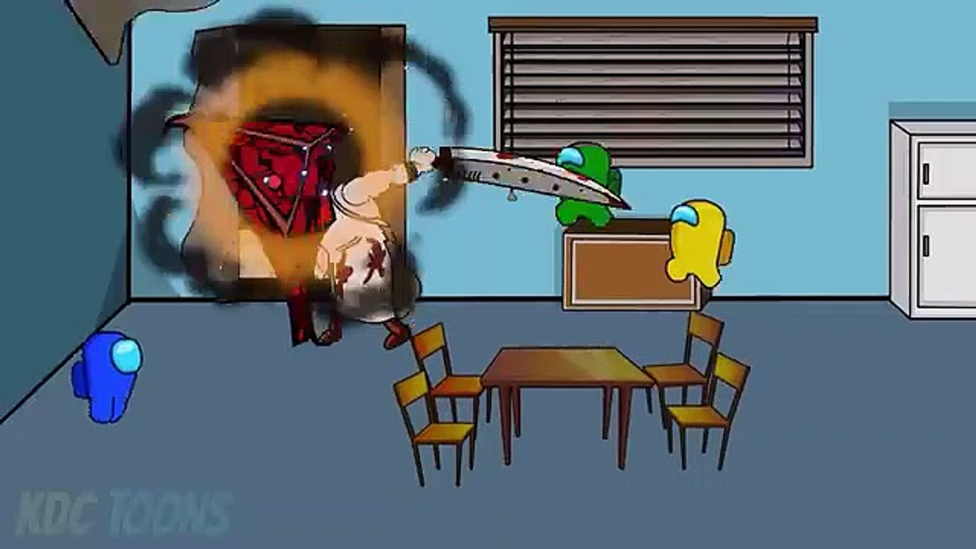 ⁣Among Us vs Pyramid Head  Leatherface  Among Us Animation